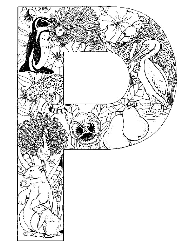 Coloriage 29 Alphabet animaux