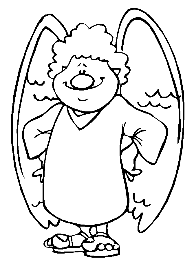 Coloriage 23 Anges