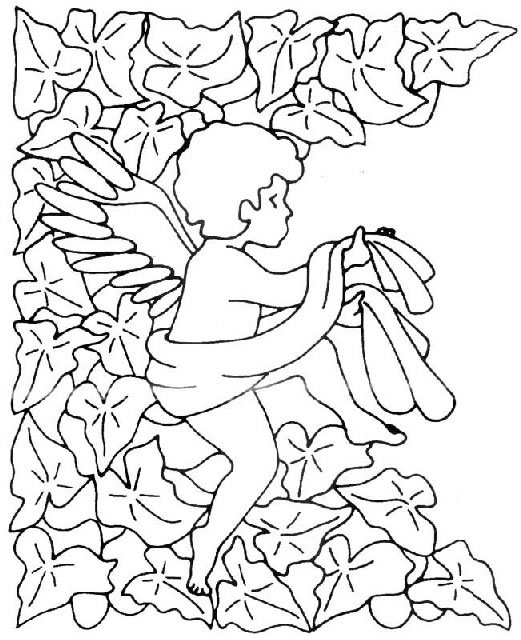 Coloriage 6 Anges