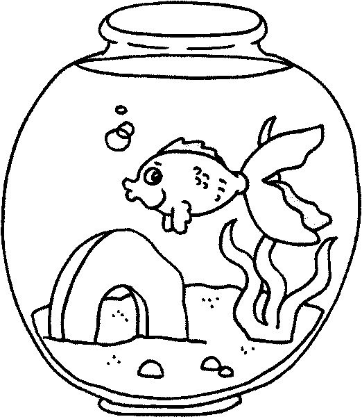 Coloriage 6 Aquarium