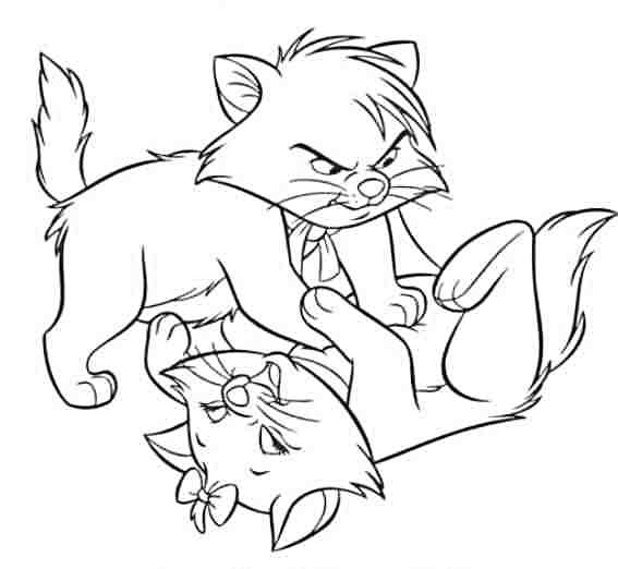 Coloriage 13 Aristochats