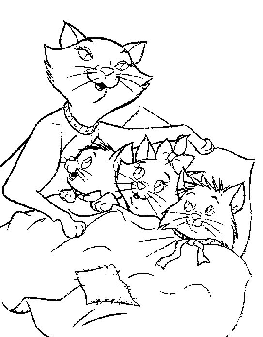 Coloriage 14 Aristochats