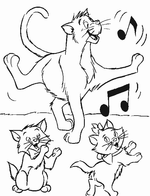 Coloriage 19 Aristochats