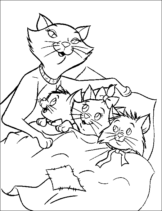 Coloriage 2 Aristochats