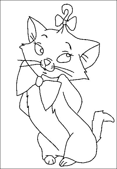 Coloriage 3 Aristochats