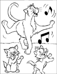 Coloriage Aristochats 1