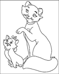 Coloriage Aristochats 18