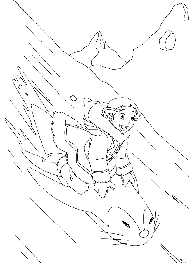 Coloriage Avatar 16
