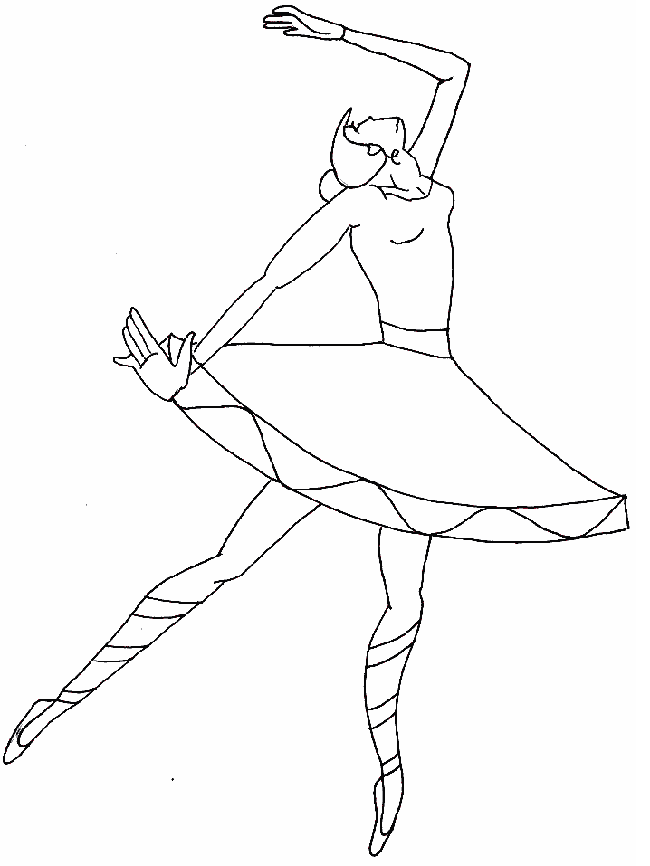 Coloriage 12 Ballet