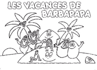 Coloriage Barbapapa 6