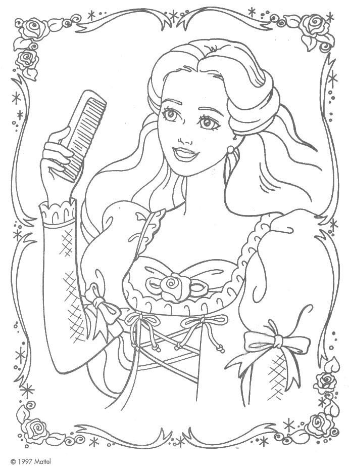 Coloriage 1 Barbie