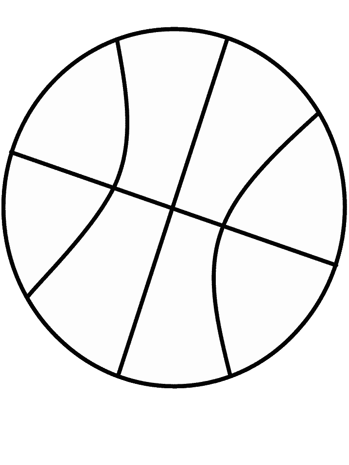 Coloriage 4 Basket-ball