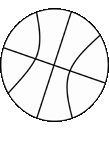 Coloriage Basket-ball 4