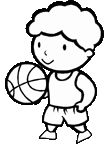Coloriage Basket-ball 5