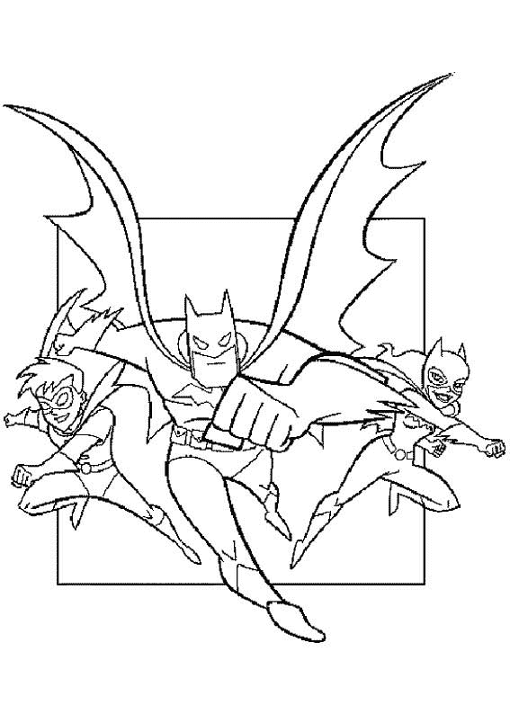 Coloriage 6 Batman