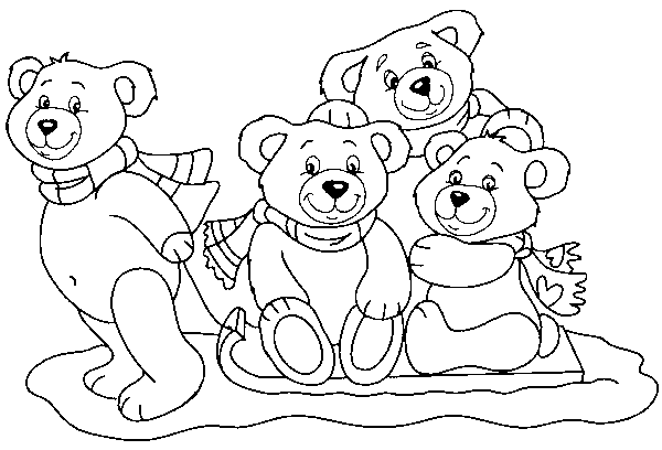 Coloriage 21 Bears