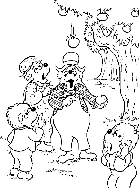 Coloriage 6 Berenstain bears
