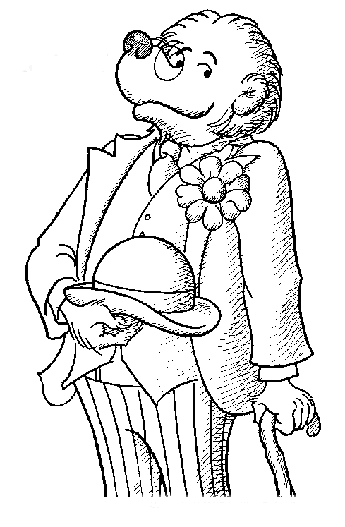 Coloriage 9 Berenstain bears