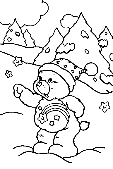Coloriage 7 Bisounours