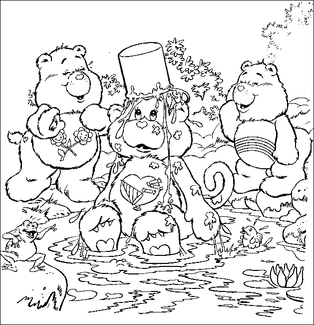 Coloriage 8 Bisounours
