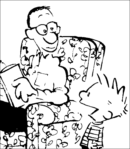 calvin and hobbes coloring pages - photo #25
