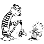 Coloriage Calvin and hobbes 6