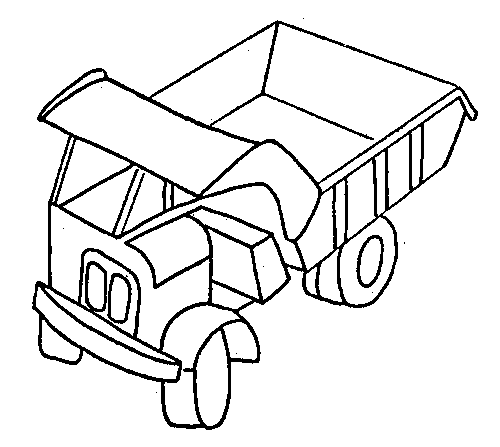 Coloriage 2 Camions