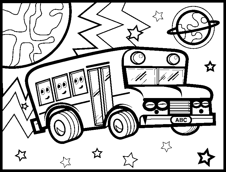 Coloriage 5 Camions