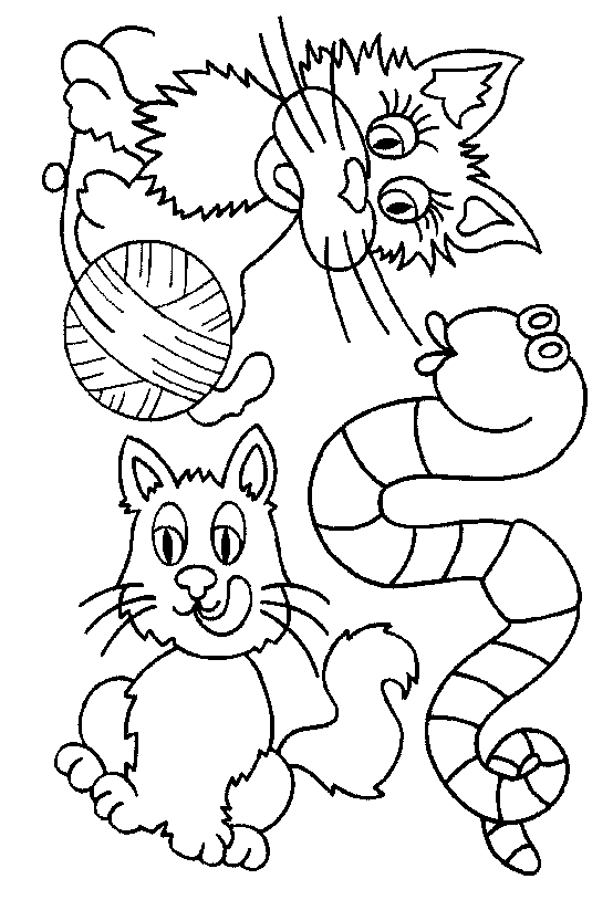 Coloriage 45 Chats