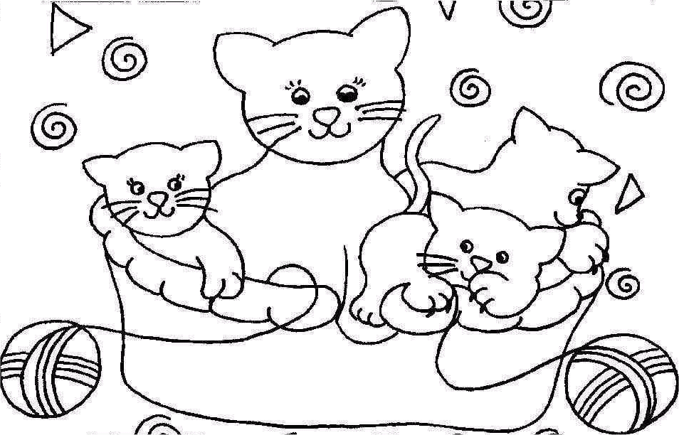 Coloriage 47 Chats