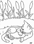Coloriage Chats 12
