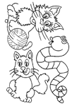 Coloriage Chats 45