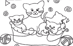 Coloriage Chats 47