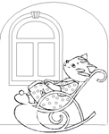 Coloriage Chats 54