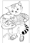 Coloriage Chats 55
