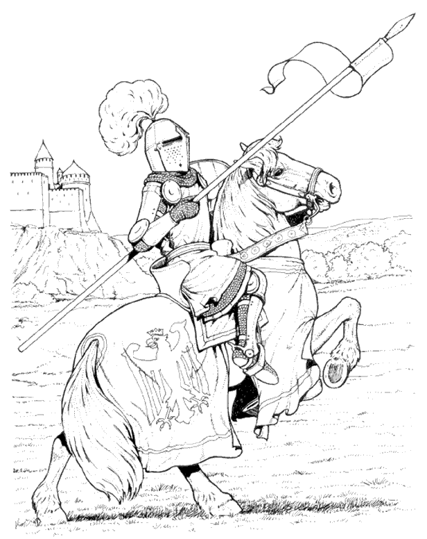 Coloriage 16 Chevaliers