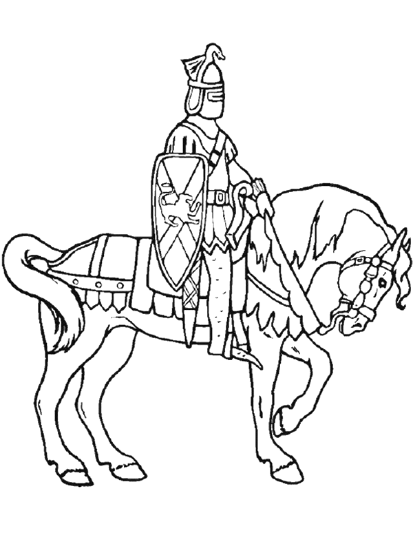 Coloriage 31 Chevaliers