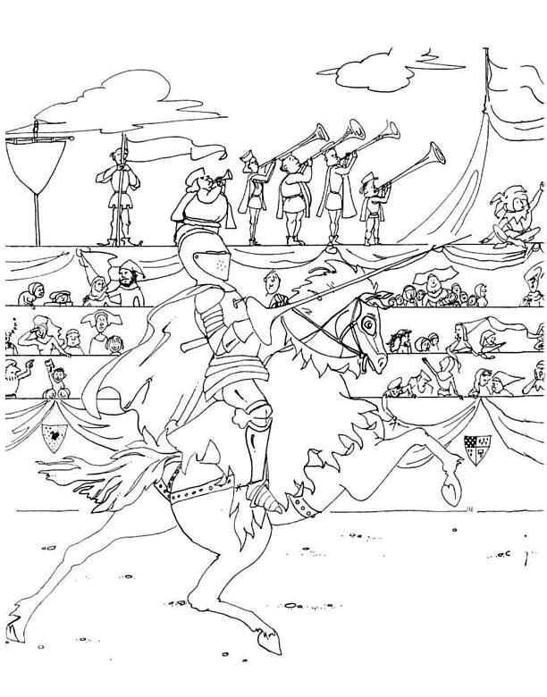 Coloriage 42 Chevaliers