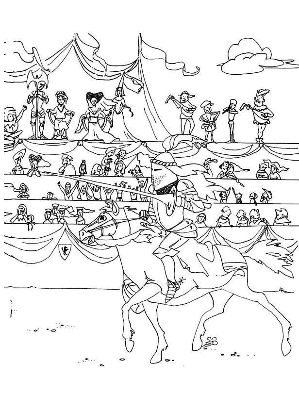 Coloriage 43 Chevaliers