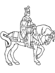 Coloriage Chevaliers 31