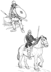 Coloriage Chevaliers 37