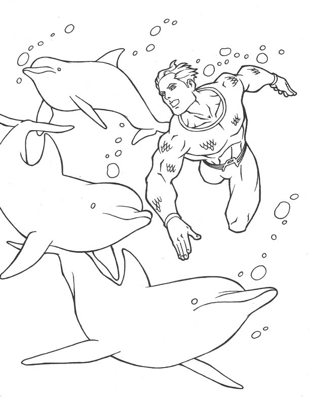 Coloriage 15 Dauphins