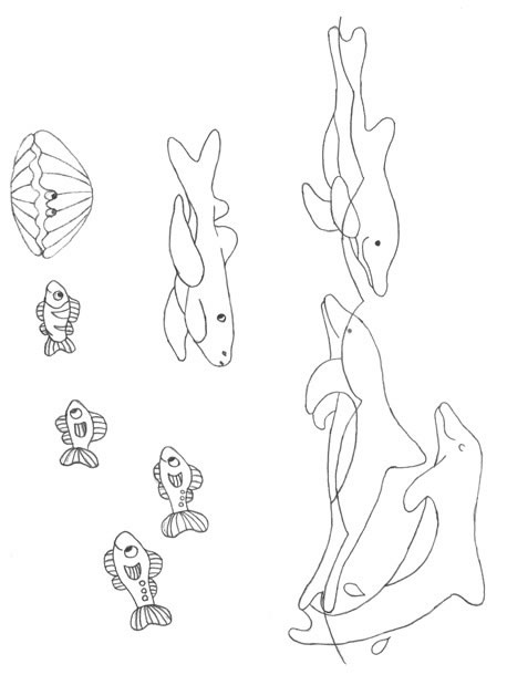 Coloriage 38 Dauphins