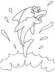 Coloriage Dauphins 11