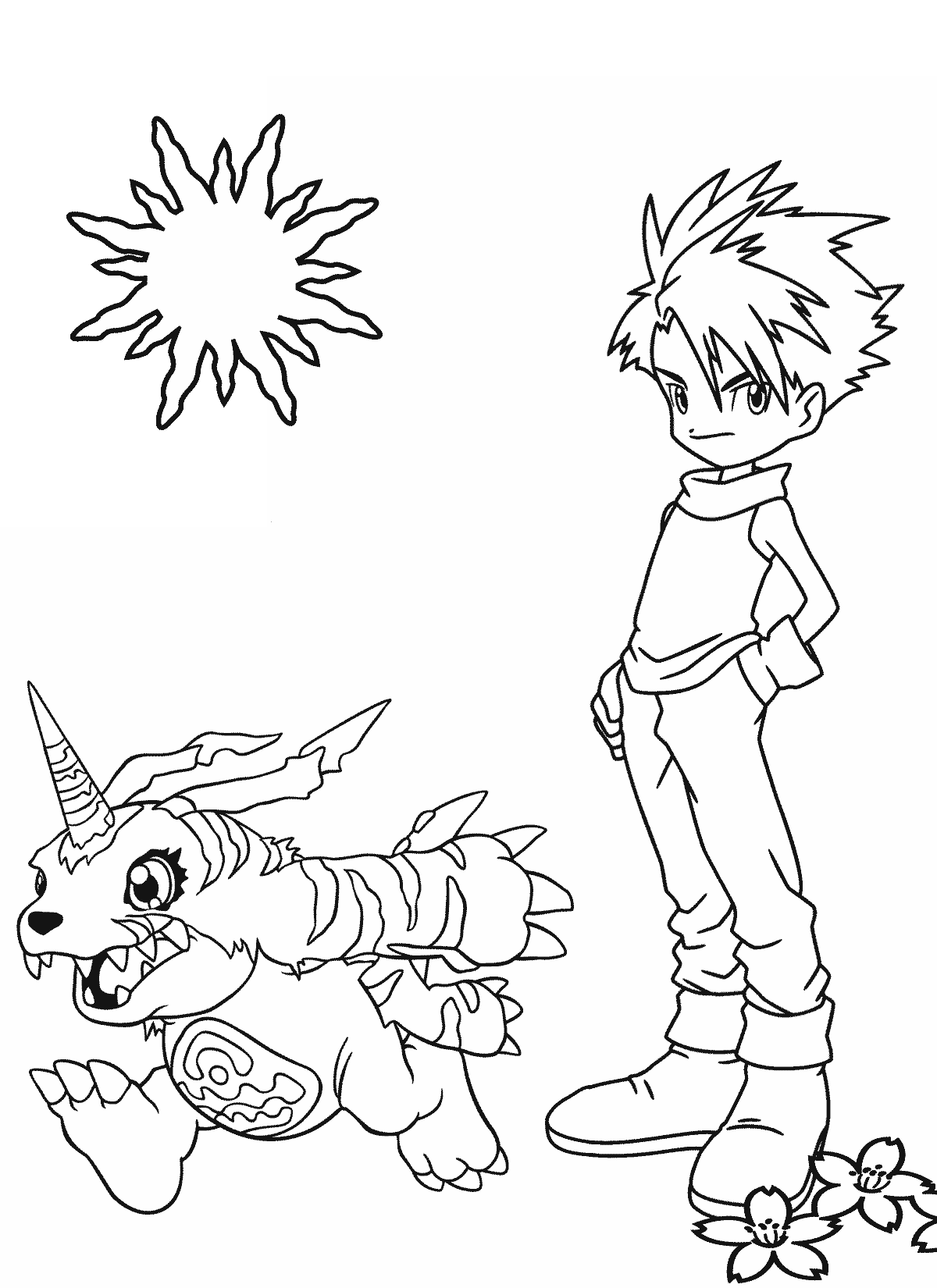 Coloriage 120 Digimon