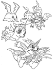 Coloriage Digimon 11