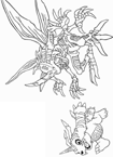 Coloriage Digimon 121