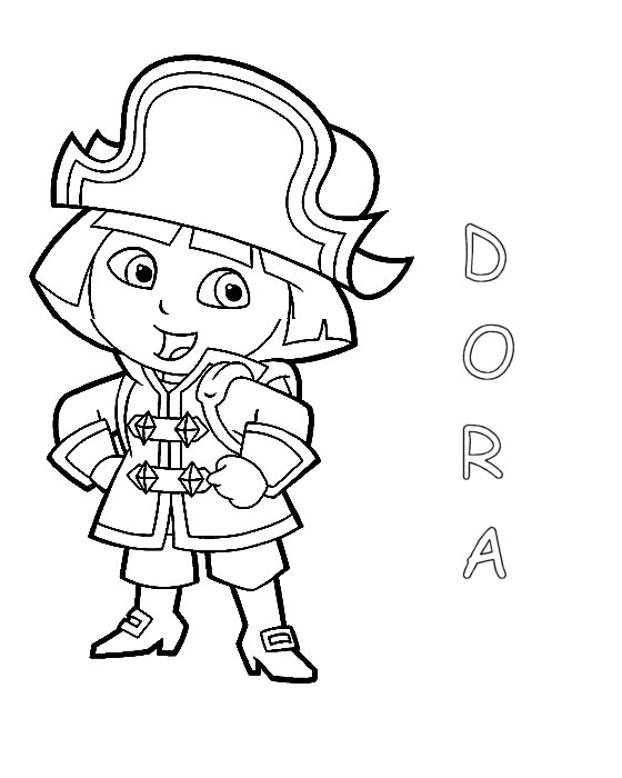 Coloriage 41 Dora la esploratrice