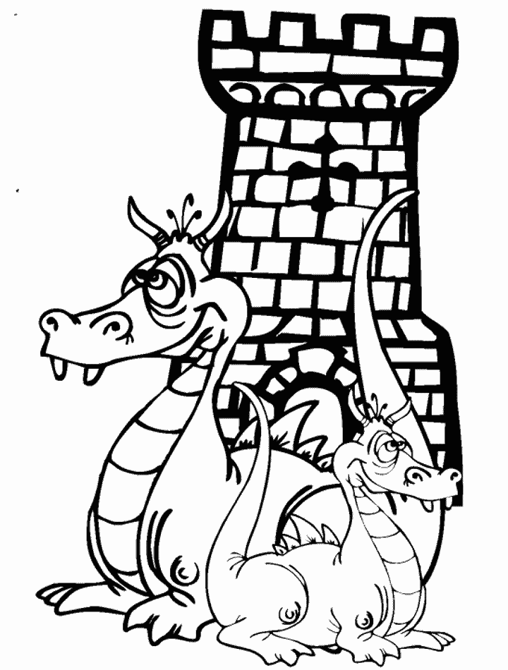 Coloriage 32 Dragons