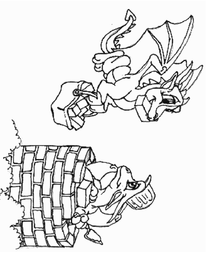 Coloriage 35 Dragons